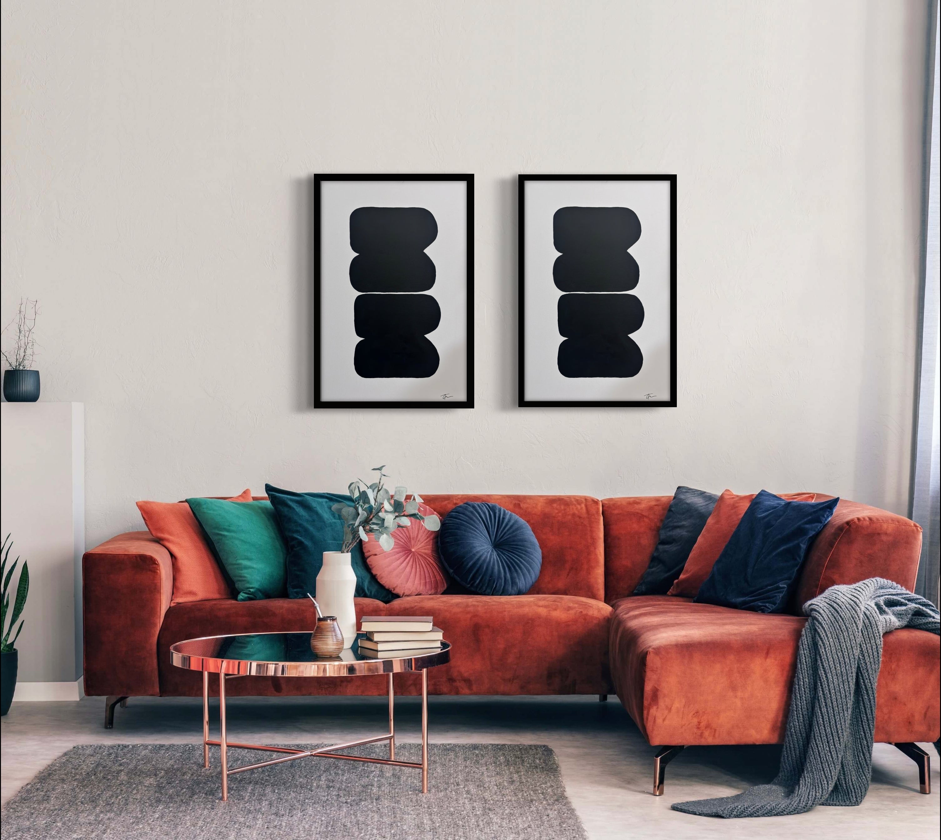 BLACK ONYX WALL ART 16.10" x 24.10"