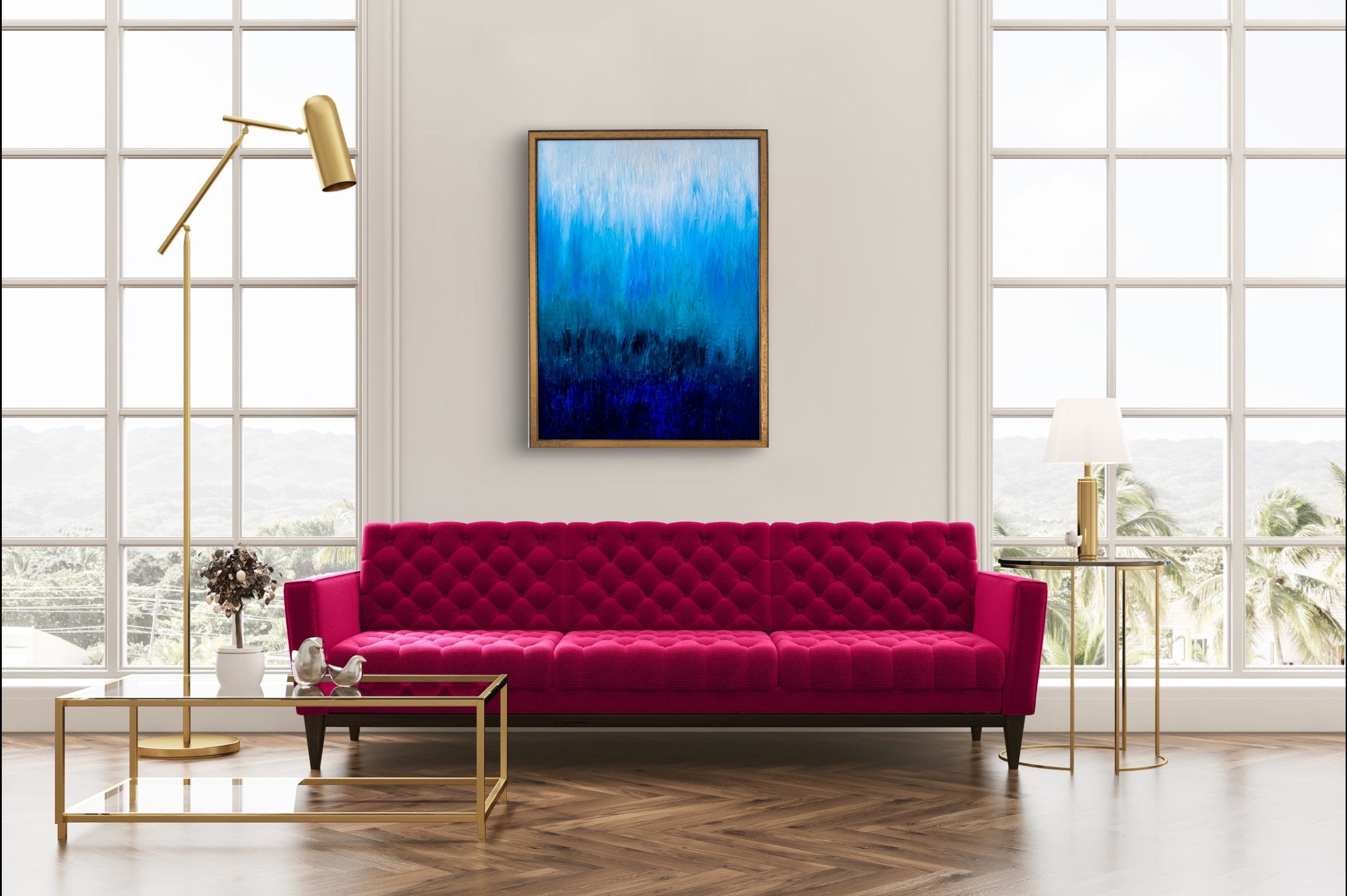 Blue Lagoons 31" x 41"