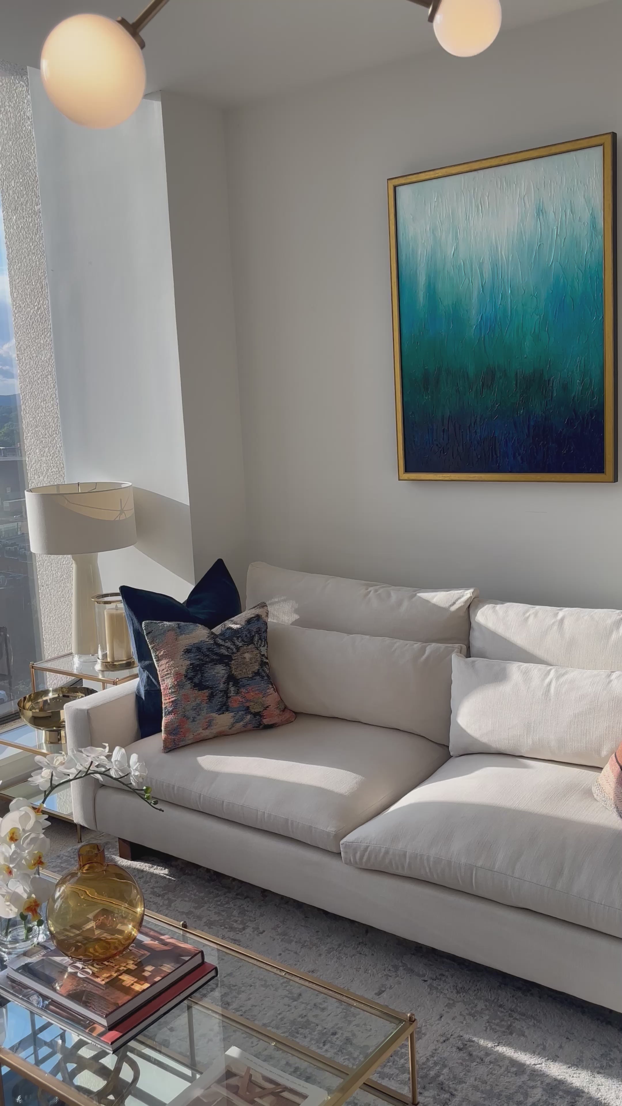 Blue Lagoons 31" x 41"