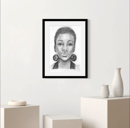 African Woman Art Print