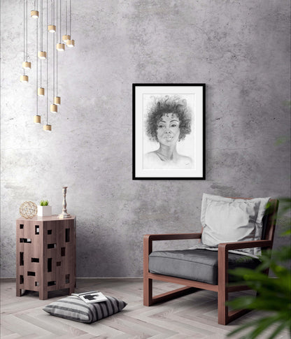 Afro-centric Art Print