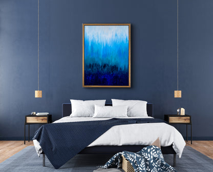 Blue Lagoons 31&quot; x 41&quot;