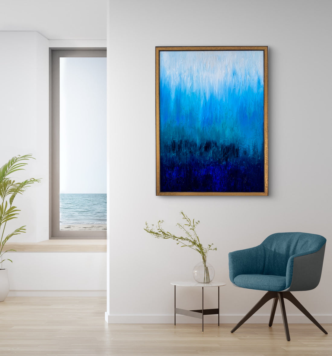 Blue Lagoons 31" x 41"